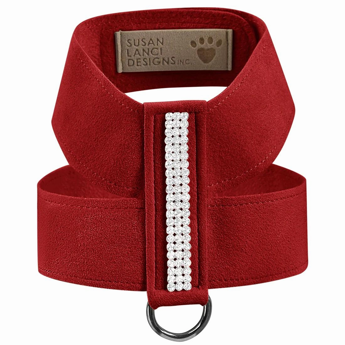 3 Row Giltmore Tinkie Dog Harness Red