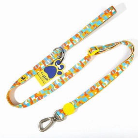 A Plus A Click & Lock Hook Tetris Design Leash for Dogs and Cats