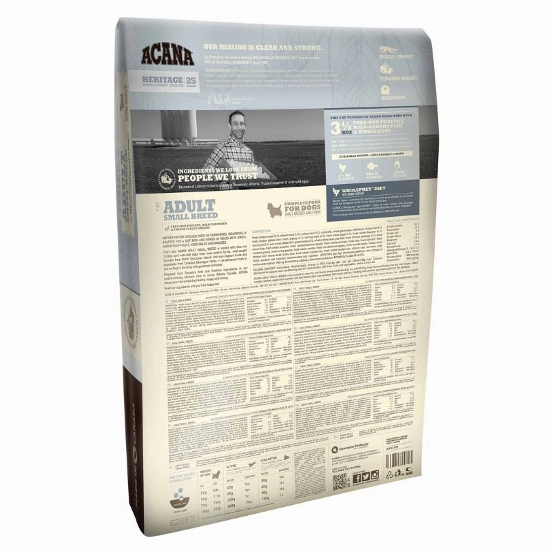 Acana - Heritage Adult Small Breed Grain Free Dog Food