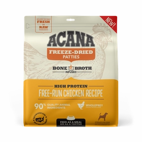 Acana Freeze-Dried Food Free-Run Chicken Recipe Patties for Dogs