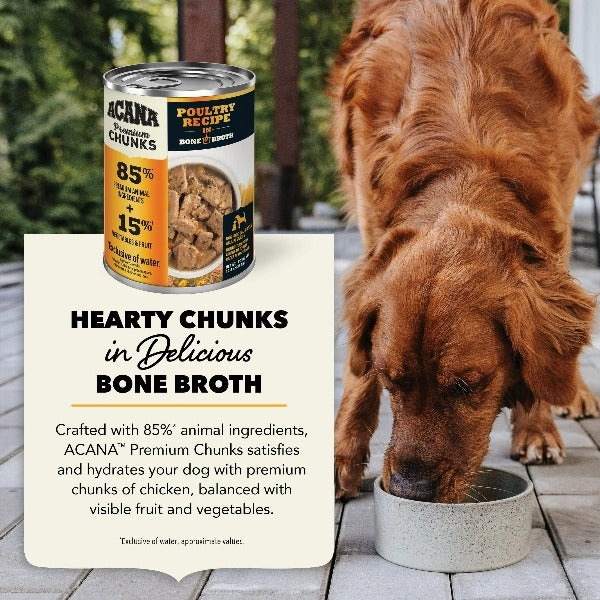 ACANA Poultry Recipe in Bone Broth Canned Dog Food