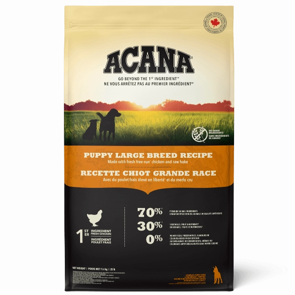 ACANA Puppy Large Breed Recipe Dry Dog Food, 11.4kg