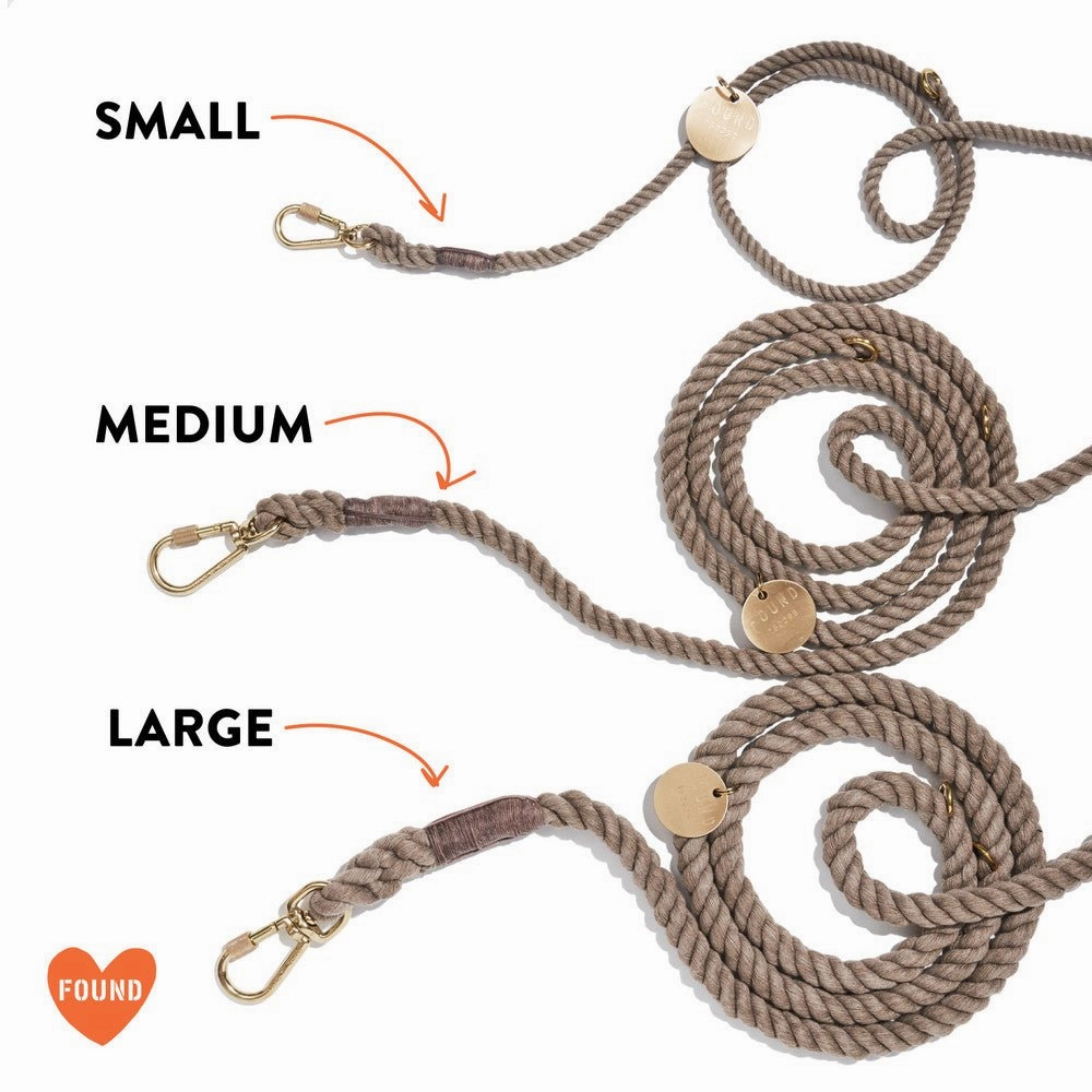 Adjustable Bolt Snaps Rope Dog Leash Lime Ombre