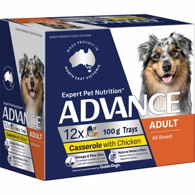 ADVANCE - Adult All Breed Chicken Casserole Dog Wet Food (100g x 12pk)