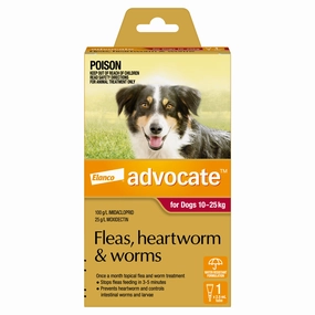 Advocate - Dog 10-25kg (1pk)