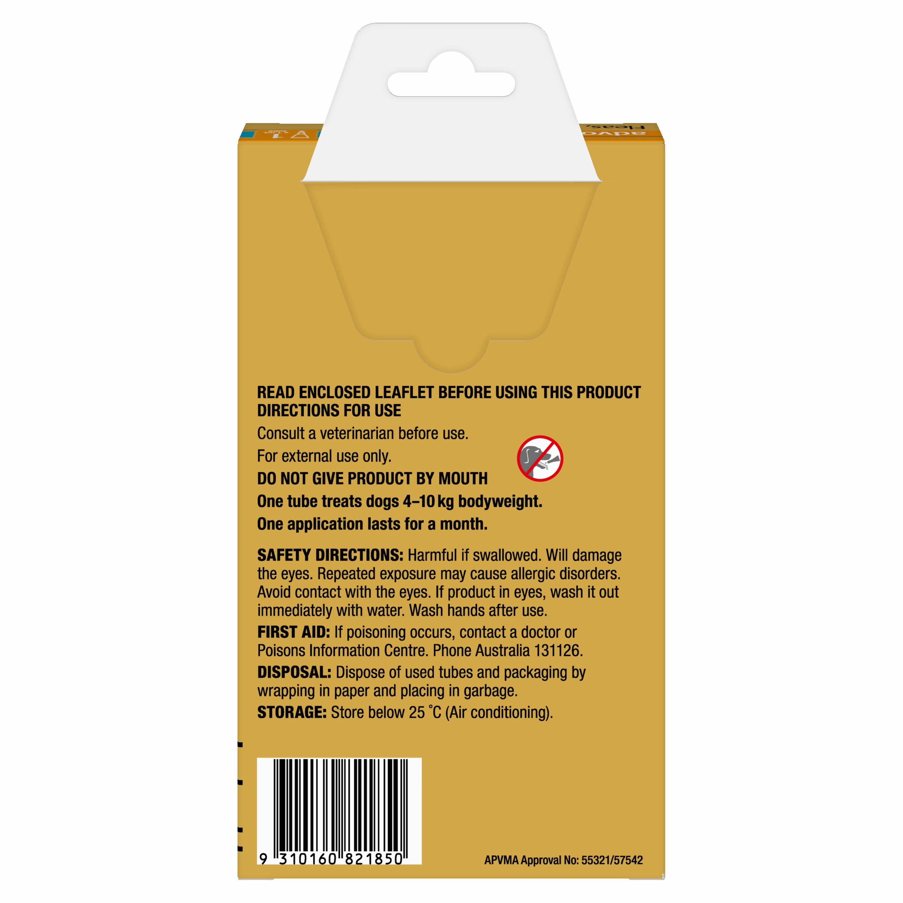 Advocate - Dog 4-10kg (1pk)