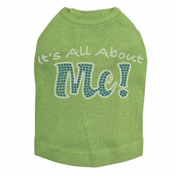 All About Me Rhinestone Dog Tank