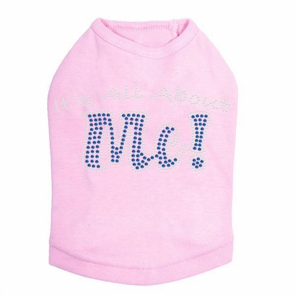 All About Me Rhinestone Dog Tank