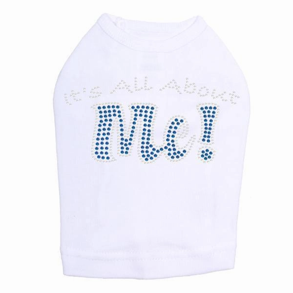 All About Me Rhinestone Dog Tank