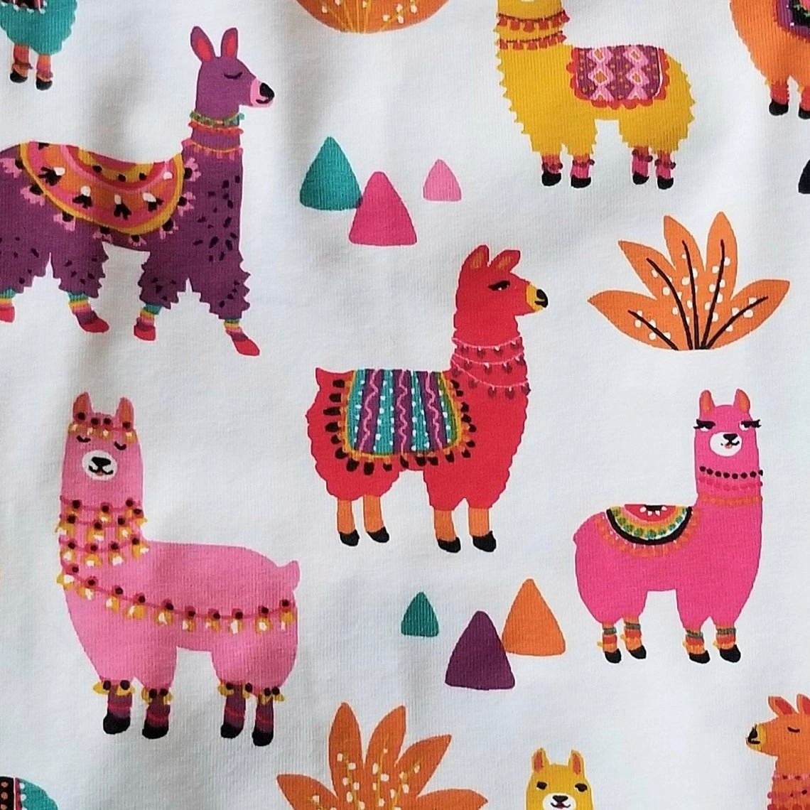 Alpaca Sequin Raglan Dog Tee