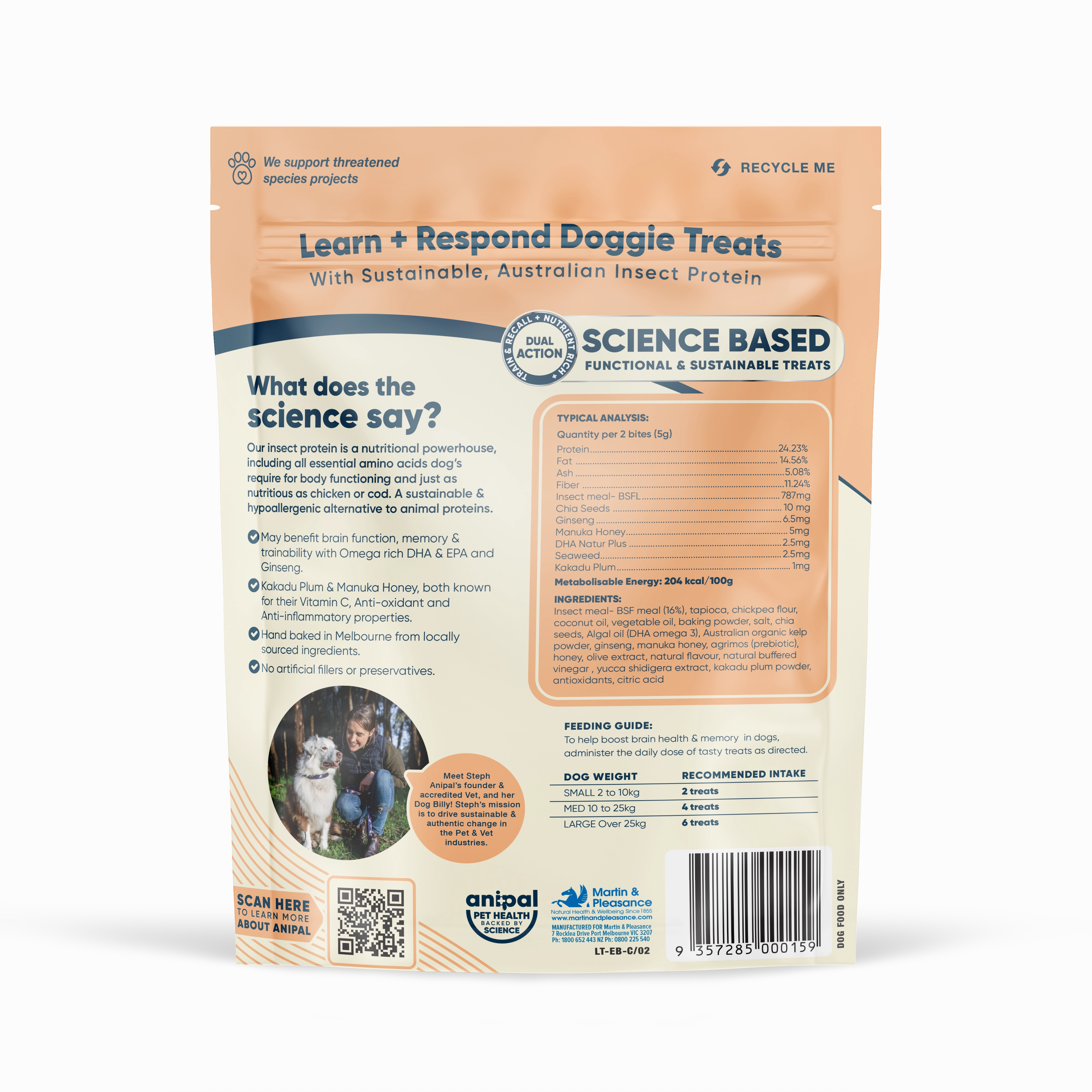 Anipal Learn and Respond Doggie Treats 130g
