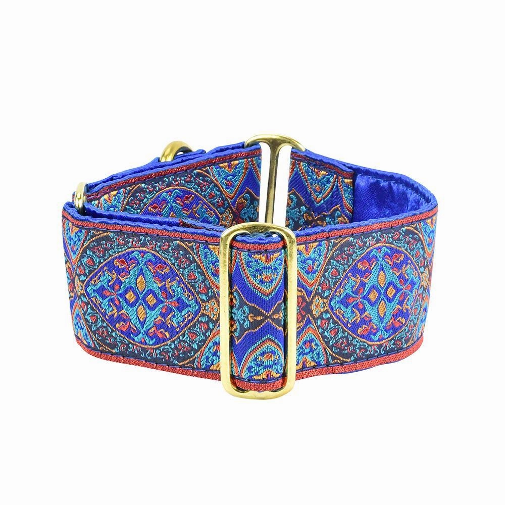 Aristocracy Blue 2" Martingale Dog Collar
