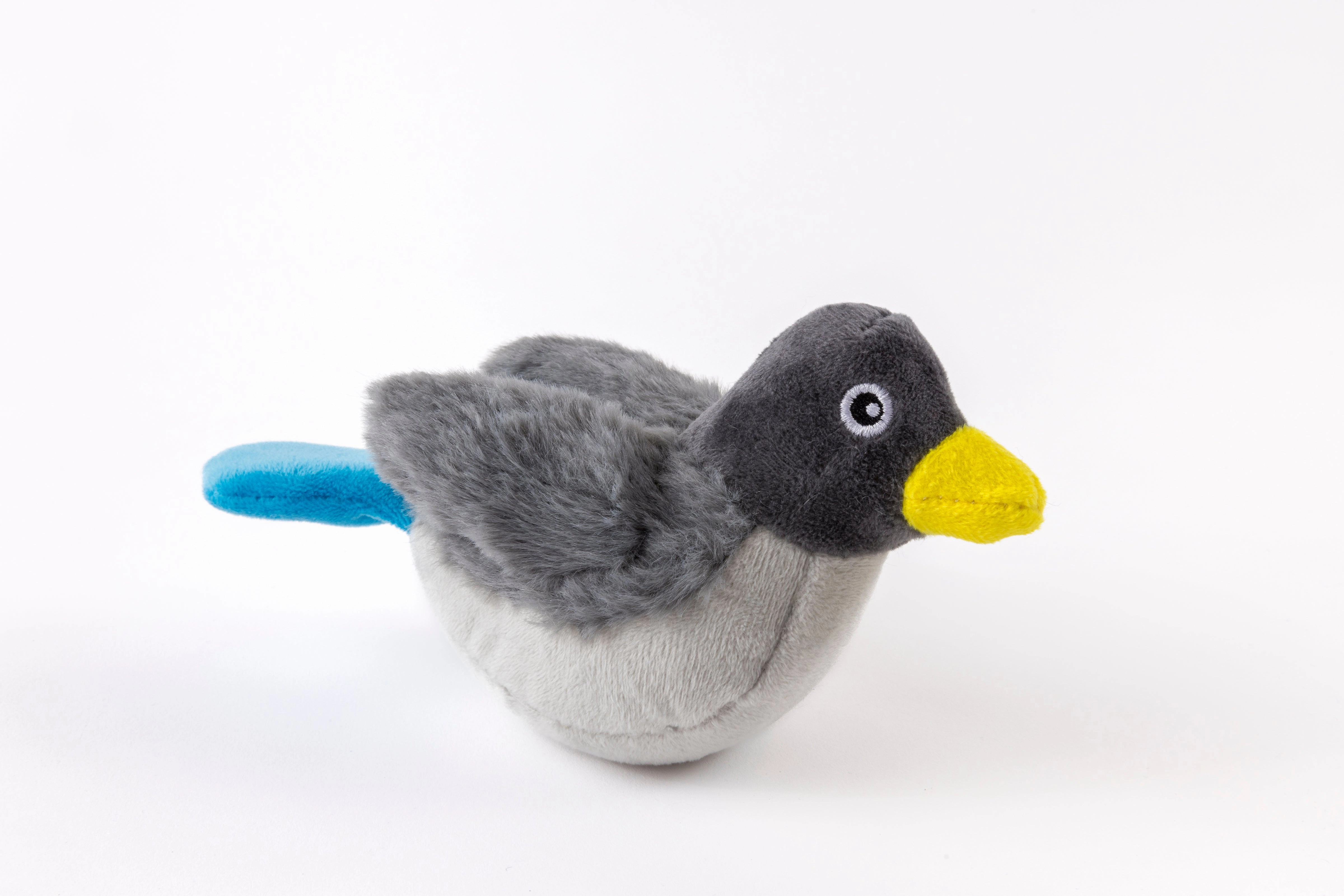 Attachment Theory Plush Blue Bird Toy for Dogs