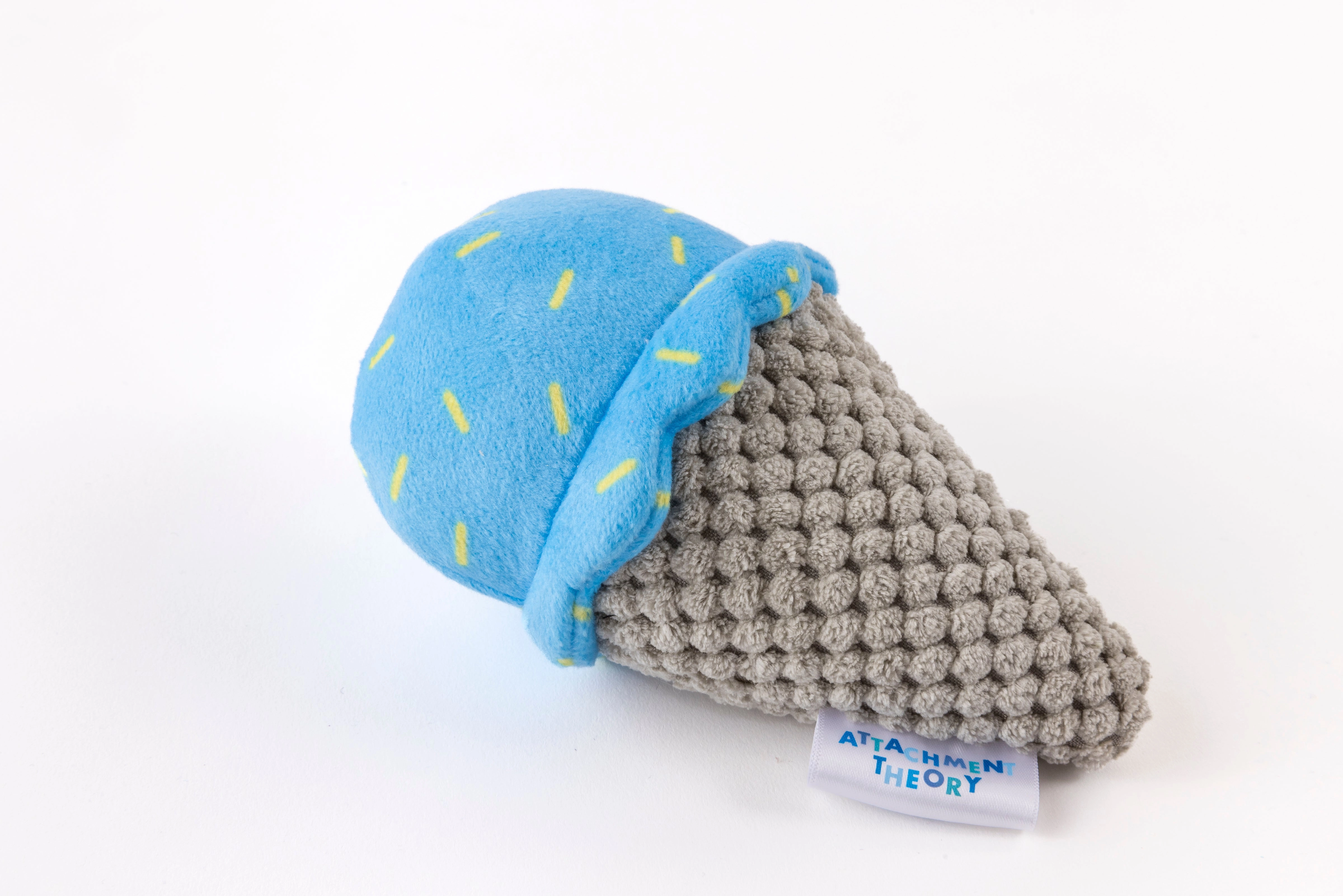 Attachment Theory Plush Let's Pawty! Ice Cream Cone Toy for Dogs