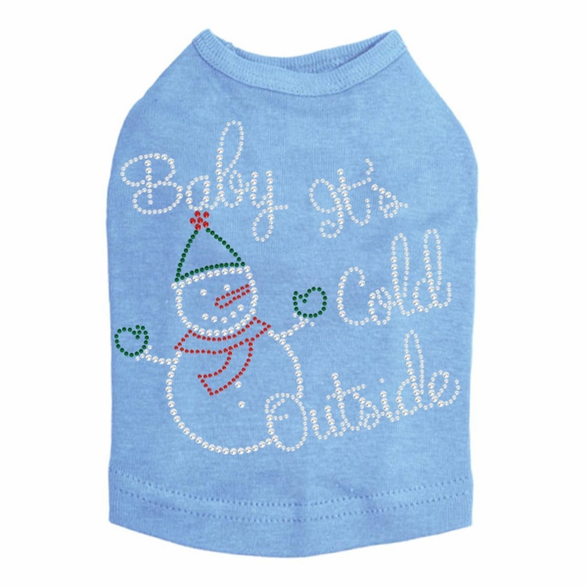 Baby It's Cold Outside Rhinestone Dog Tank