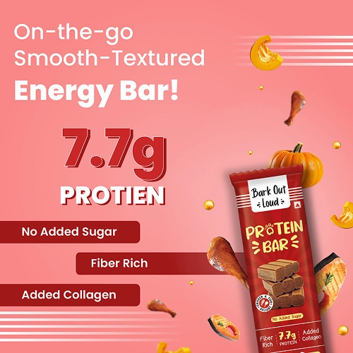 Bark Out Loud Collagen Protein Bar Chicken & Fish Treat for Dogs