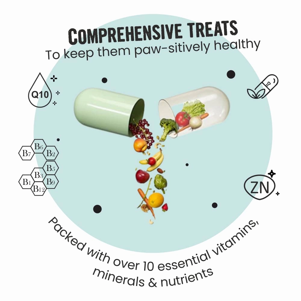 Bark Out Loud Immunity Multi Vitamin Chew Stix and Henlo Chicken Jerky Treat Combo for Dogs
