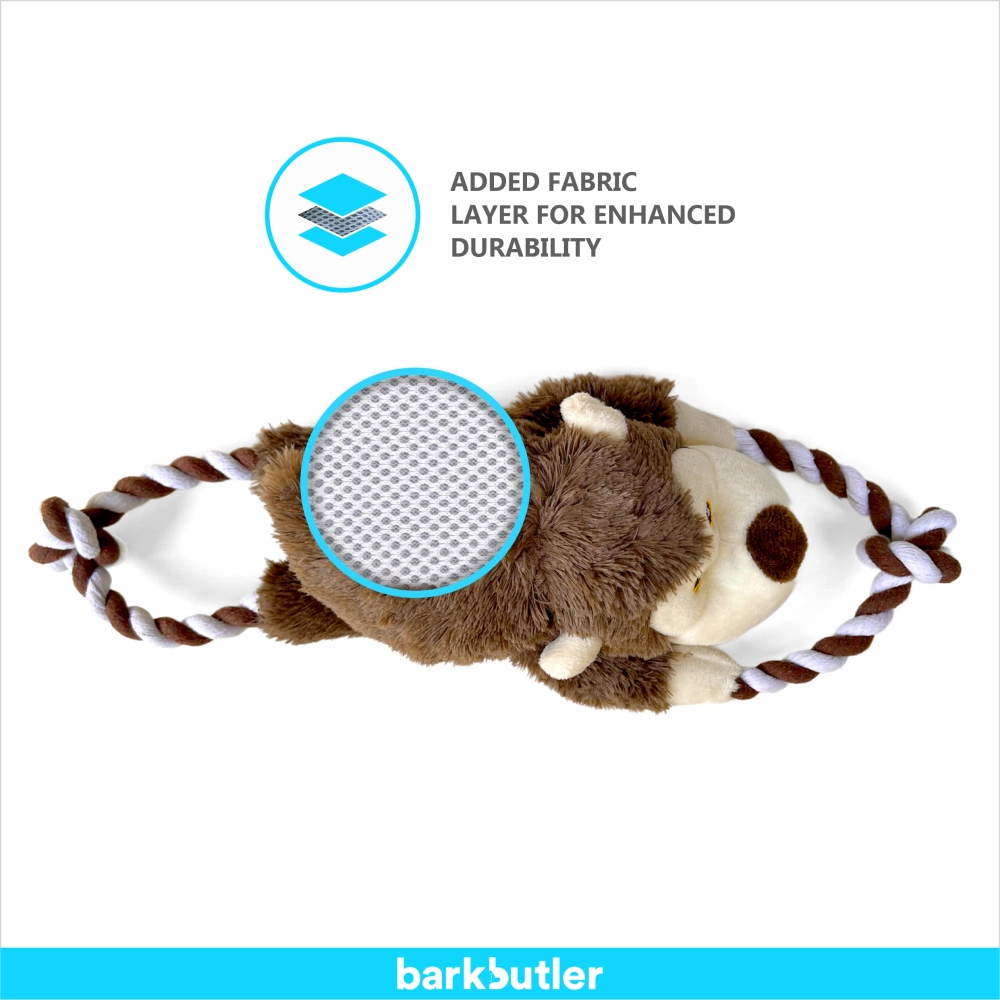 Barkbutler Knotty The Bear Plush Toy for Dogs