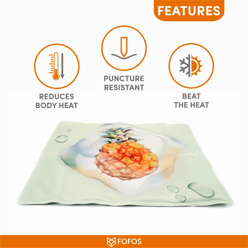 Barkbutler x Fofos Pineapple Cooling Mat for Dogs