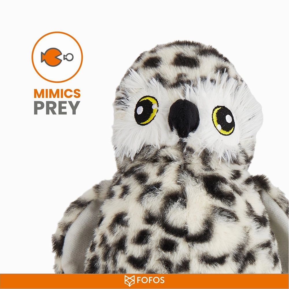 Barkbutler x Fofos Wildlife Owl Plush Toy for Dogs