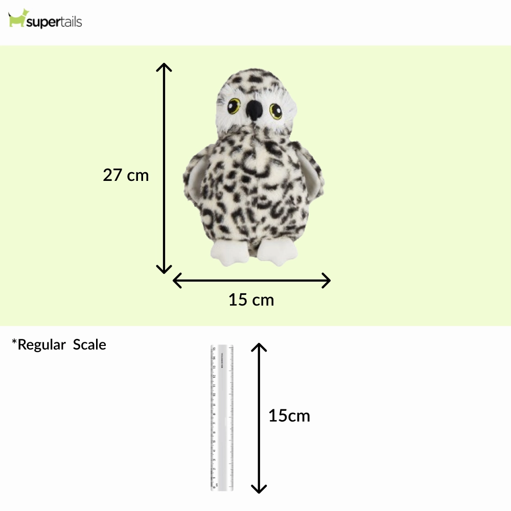 Barkbutler x Fofos Wildlife Owl Plush Toy for Dogs