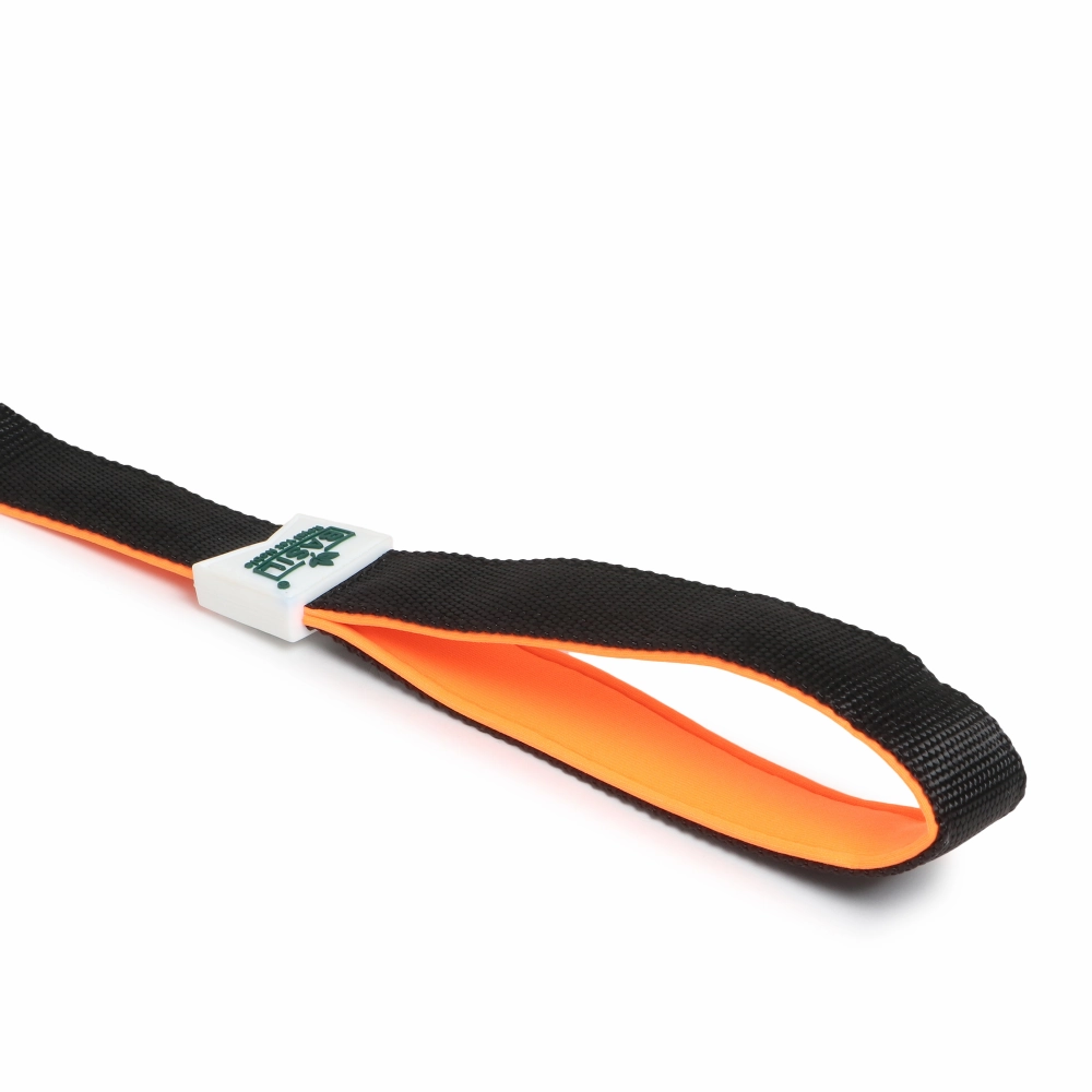 Basil Nylon Padded Leash for Dogs (Black)