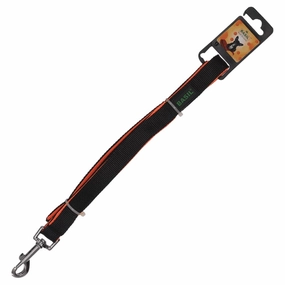 Basil Nylon Padded Leash for Dogs (Black)