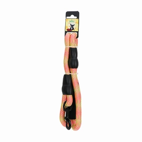 Basil Rope Leash for Dogs (Yellow & Pink)