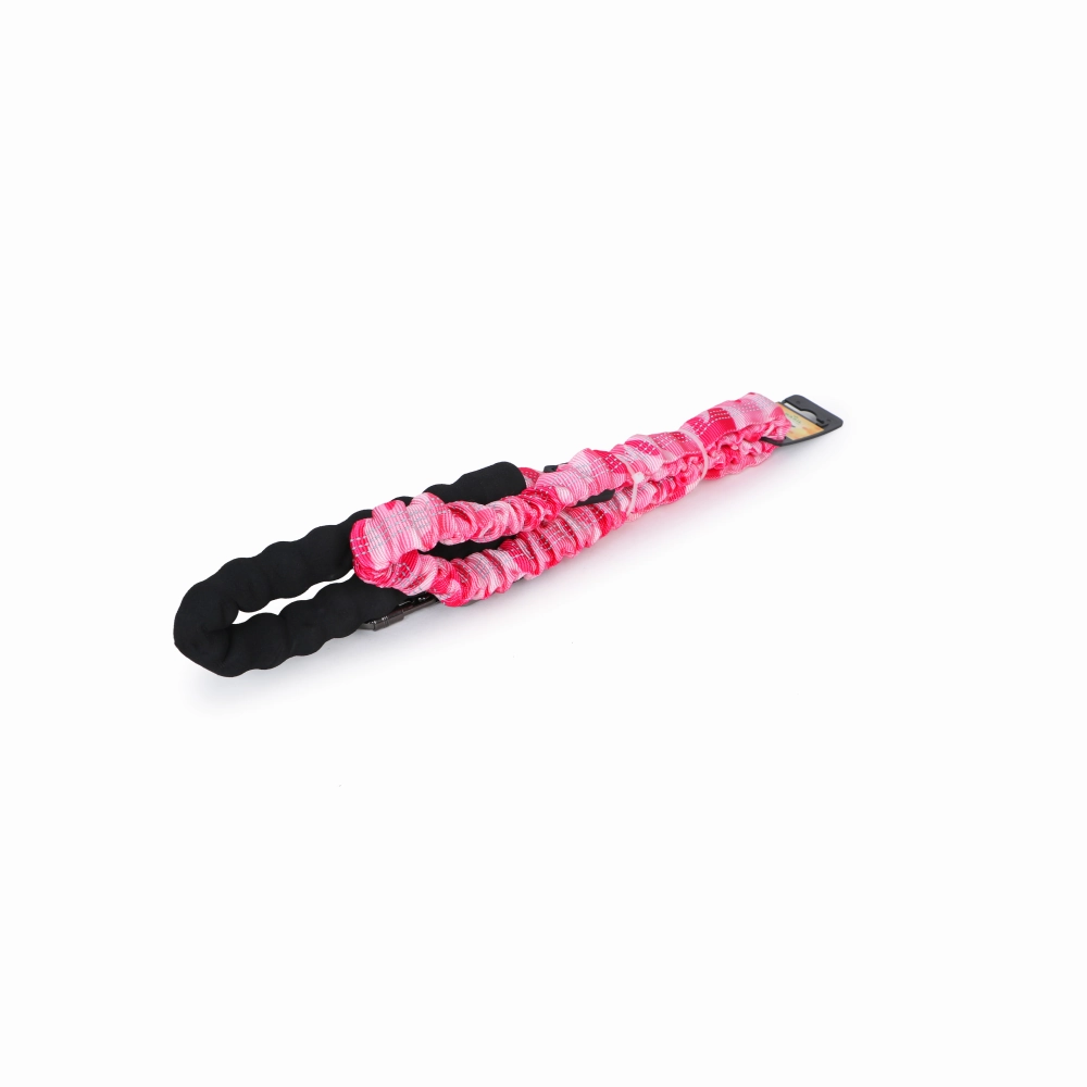 Basil Shock Absorbing Stretch Leash for Dogs (Pink)