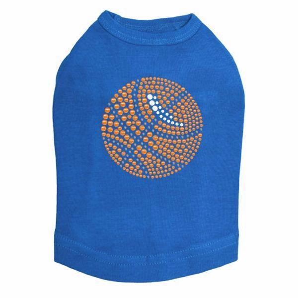Basketball Rhinestone Dog Tank