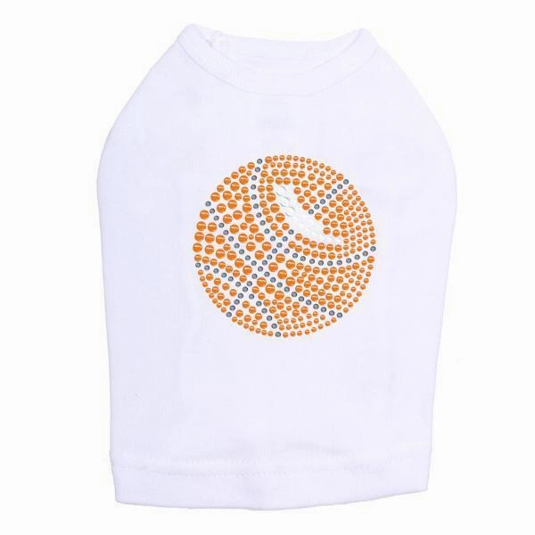 Basketball Rhinestone Dog Tank