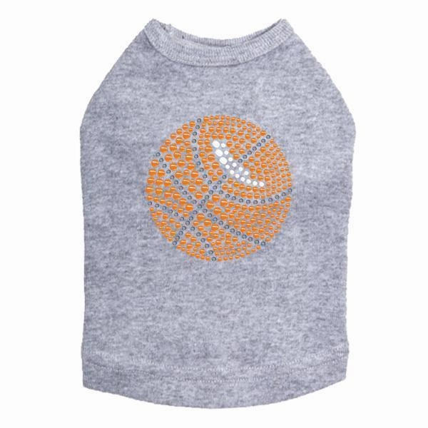 Basketball Rhinestone Dog Tank