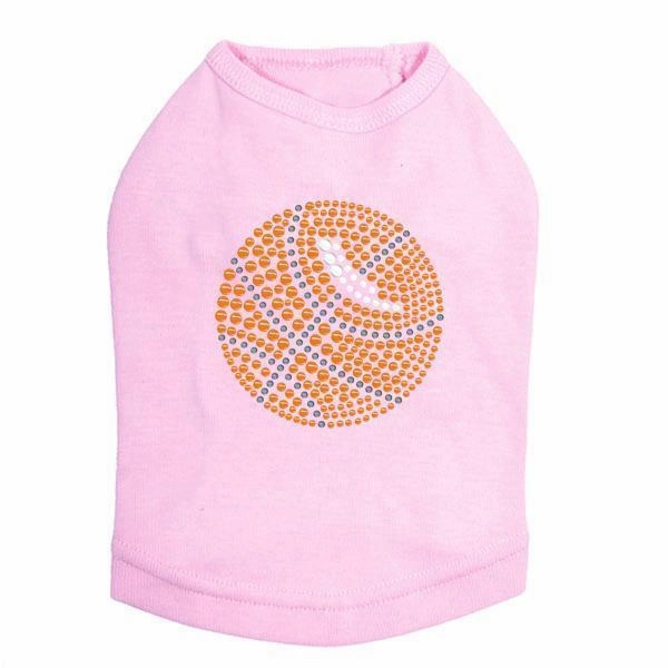 Basketball Rhinestone Dog Tank