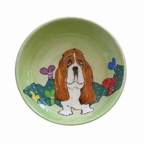 Basset Hound 4 Dog Bowl