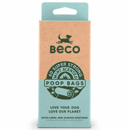 Beco Bags Degradable Poop Bags; Mint Scented or Unscented