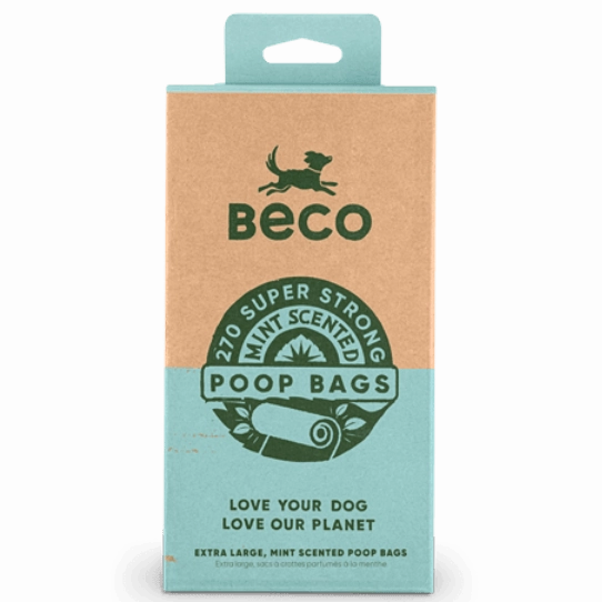 Beco Bags Degradable Poop Bags; Mint Scented or Unscented