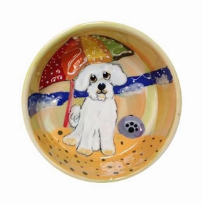 Bichon Frise 12 Dog Bowl