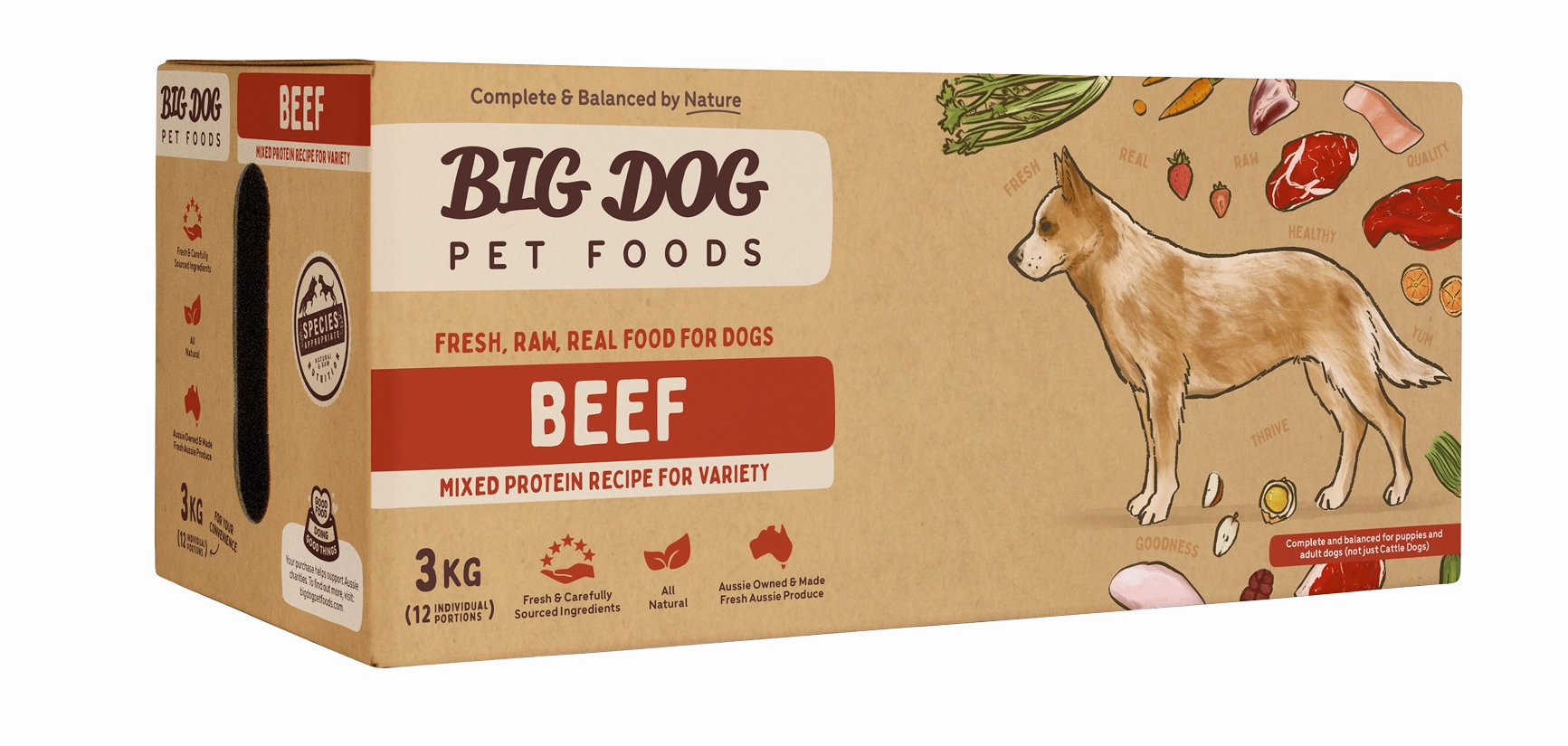 Big Dog - Beef for Dogs (3kg)
