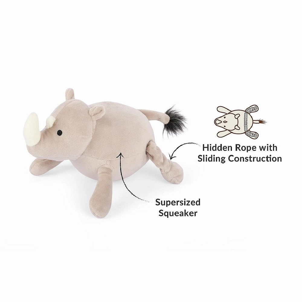 Big Five of Africa - Rhino Dog Plush Toy