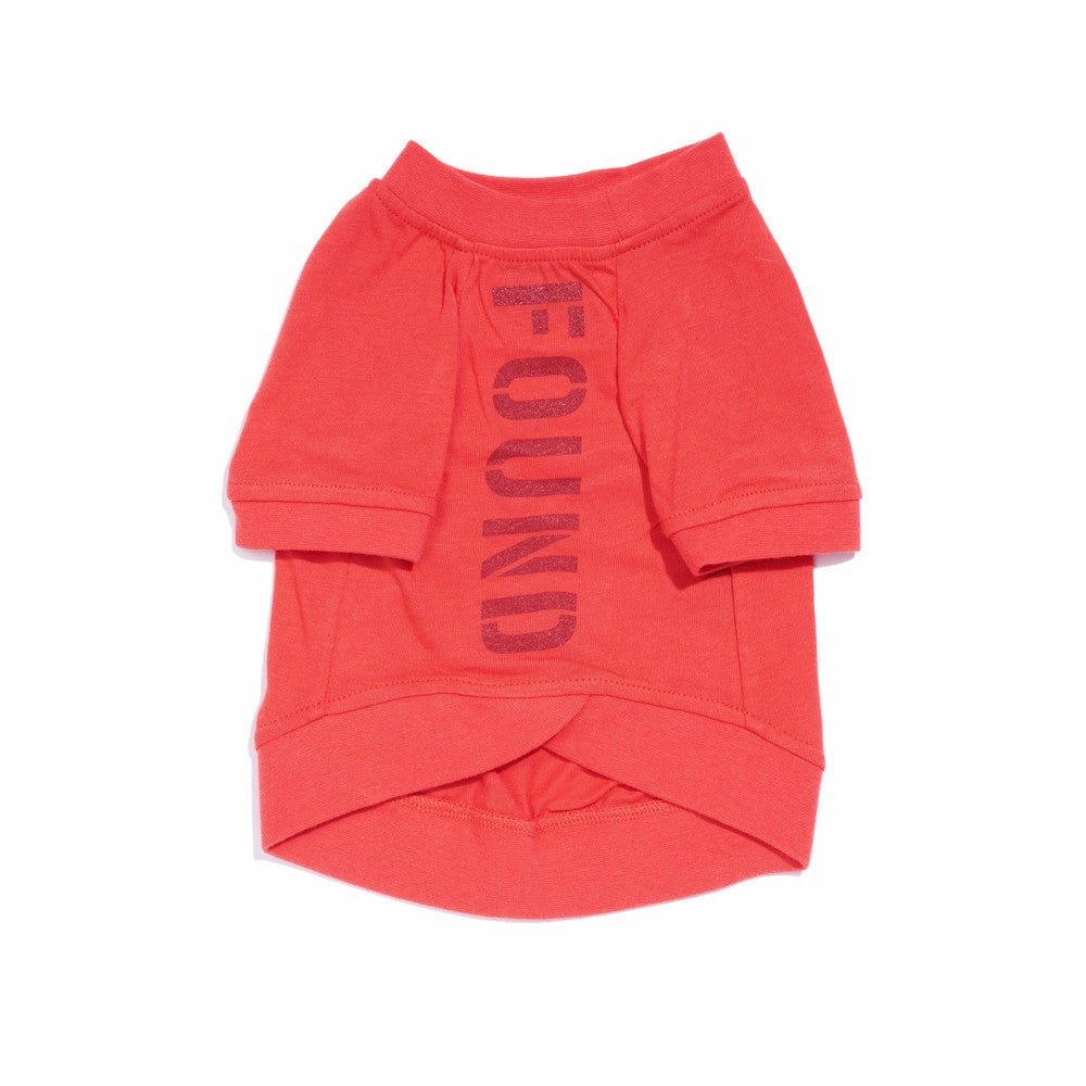 Big Full Heart Dog Tee Coral Orange/Brick