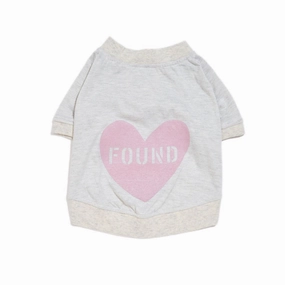 Big Full Heart Dog Tee Heather Gray/Mauve