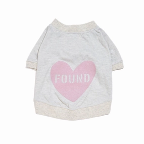 Big Full Heart Dog Tee Heather Gray/Mauve