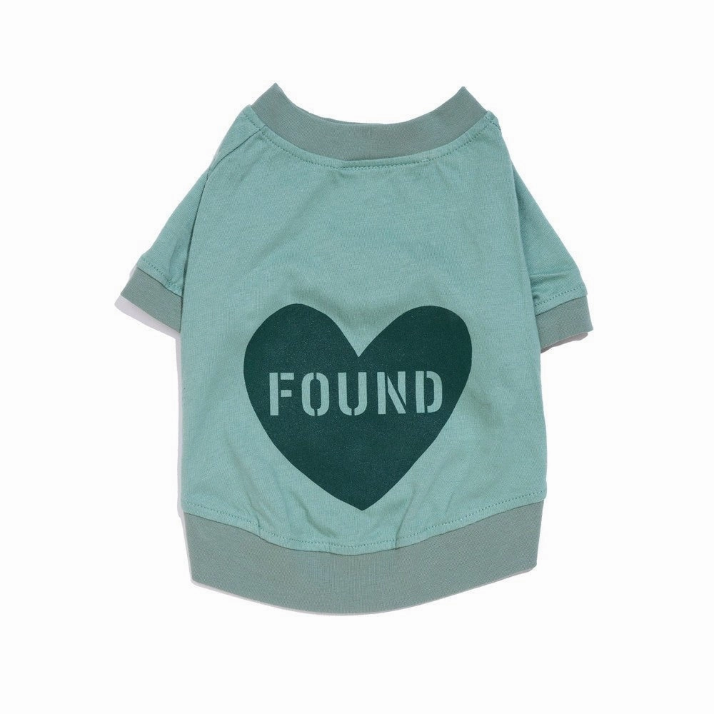 Big Full Heart Dog Tee Sage/Evergreen