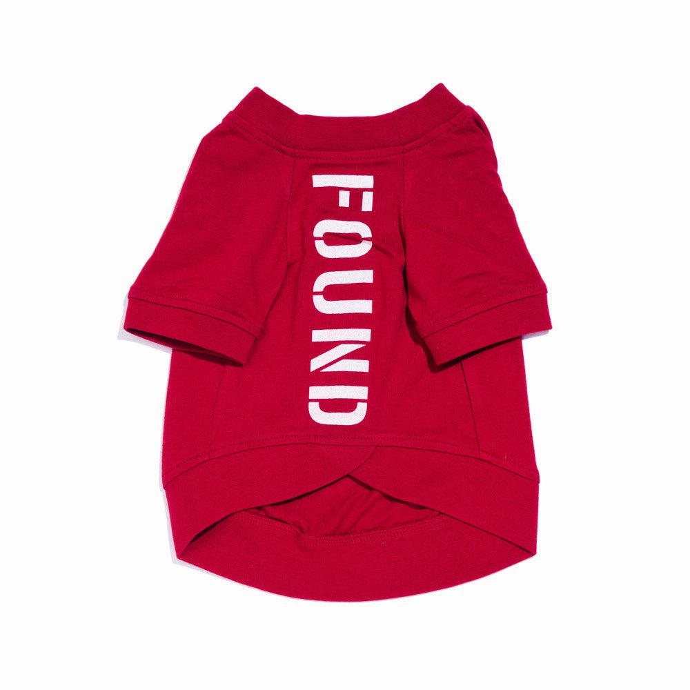 Big Full Heart Dog Tee Tomato/White
