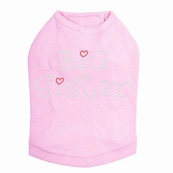 Big Sister Rhinestone Dog Tank