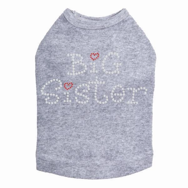 Big Sister Rhinestone Dog Tank