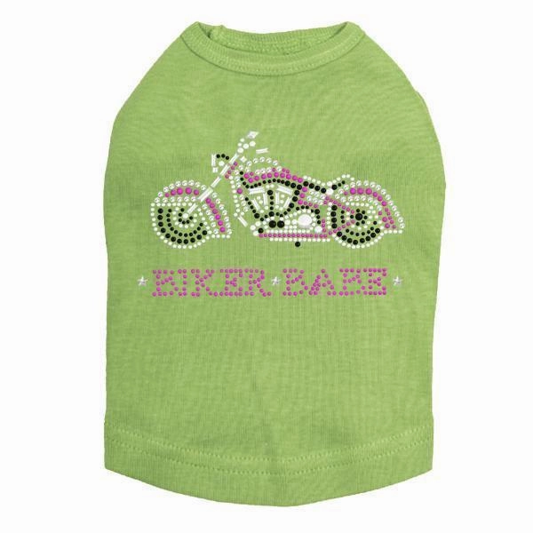 Biker Babe Rhinestone Dog Tank