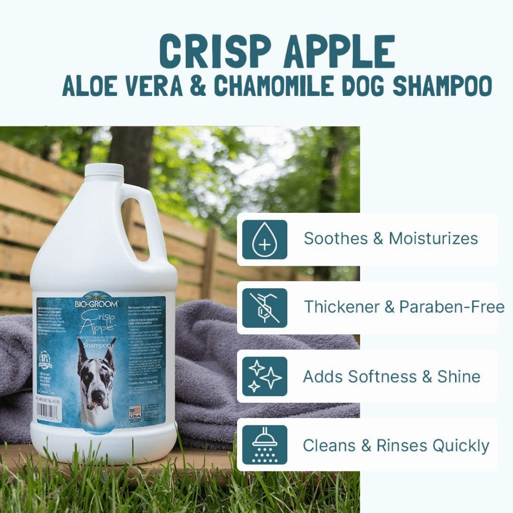 Bio Groom Natural Scents Crisp Apple Shampoo for Dogs and Cats