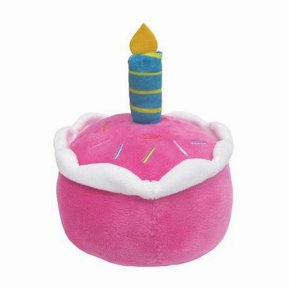 Birthday Cake Dog Plush Toy
