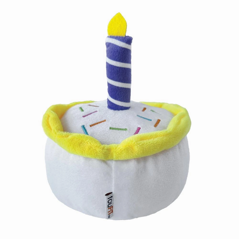 Birthday Cake Dog Plush Toy